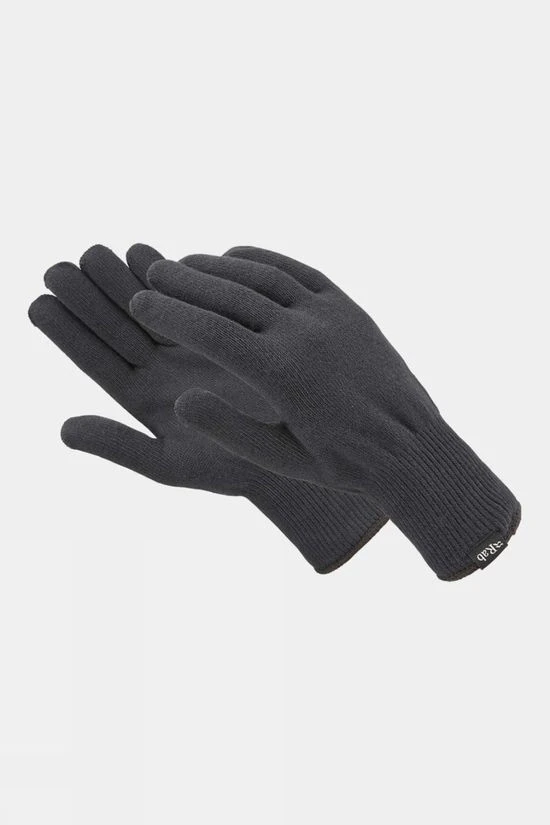 Rab Mens Stretch Knit Gloves 1 Rab Mens Stretch Knit Gloves