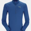 Rab Mens Sonic Long Sleeve Zip Top